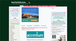 Desktop Screenshot of javatechinfo.com